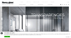 Desktop Screenshot of henryglassdoors.com